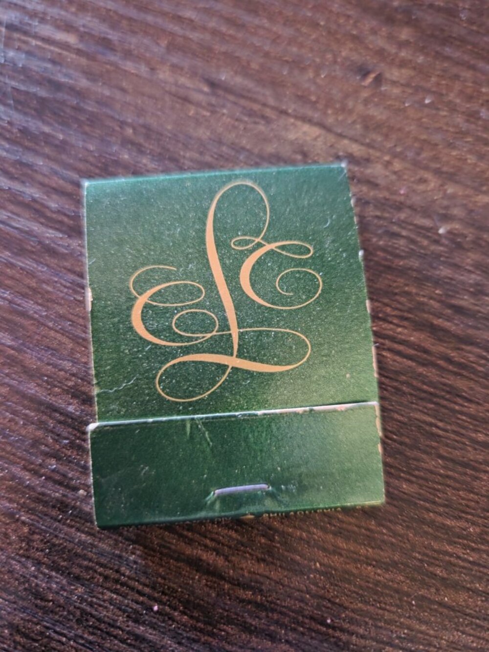 Vintage Lancaster Country Club Matchbook Never Used Good Condition Green & Gold